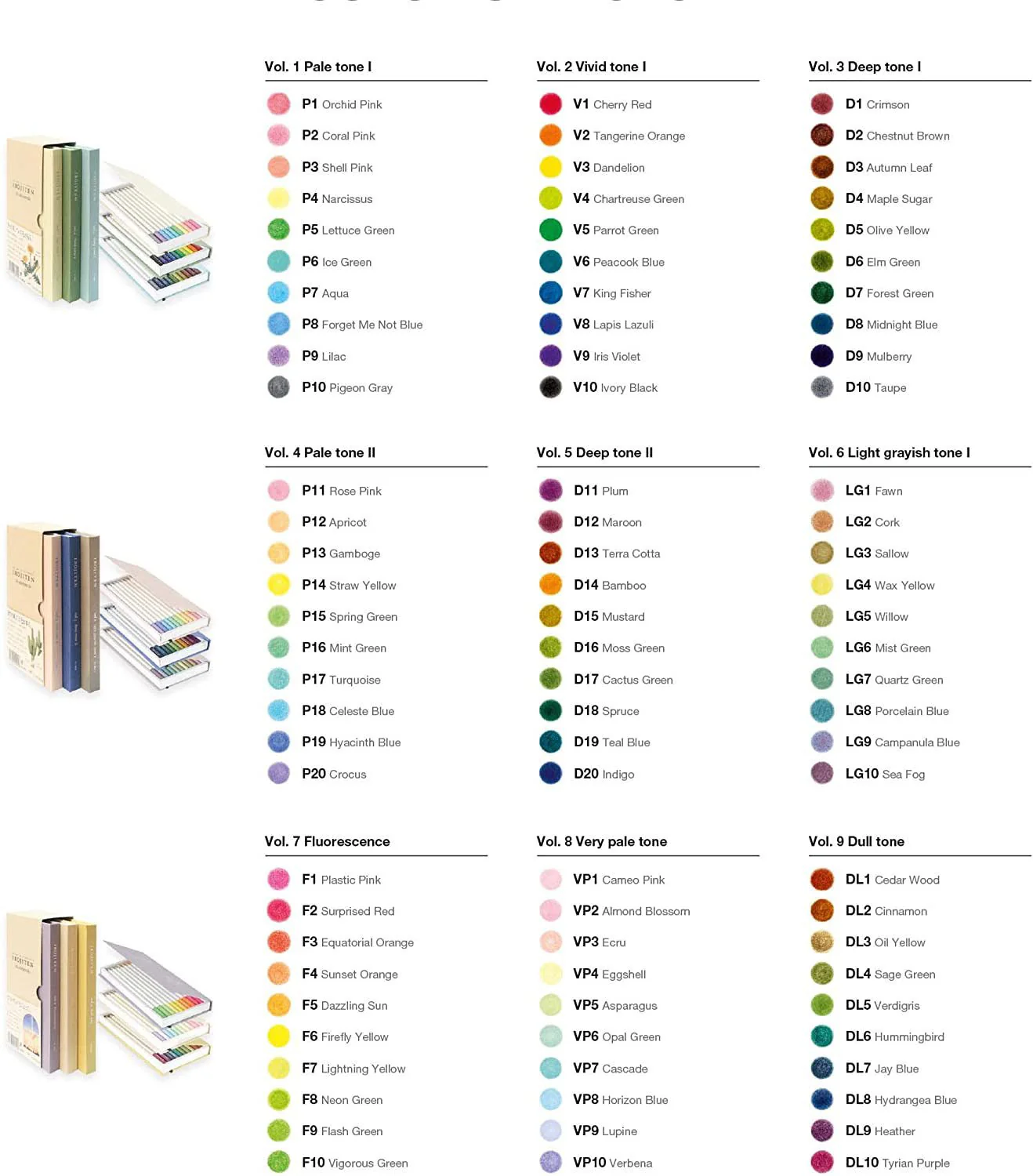 30 Irojiten Colored Pencil Collection Vol. 7, 8, 9 / Tombow - Image 20