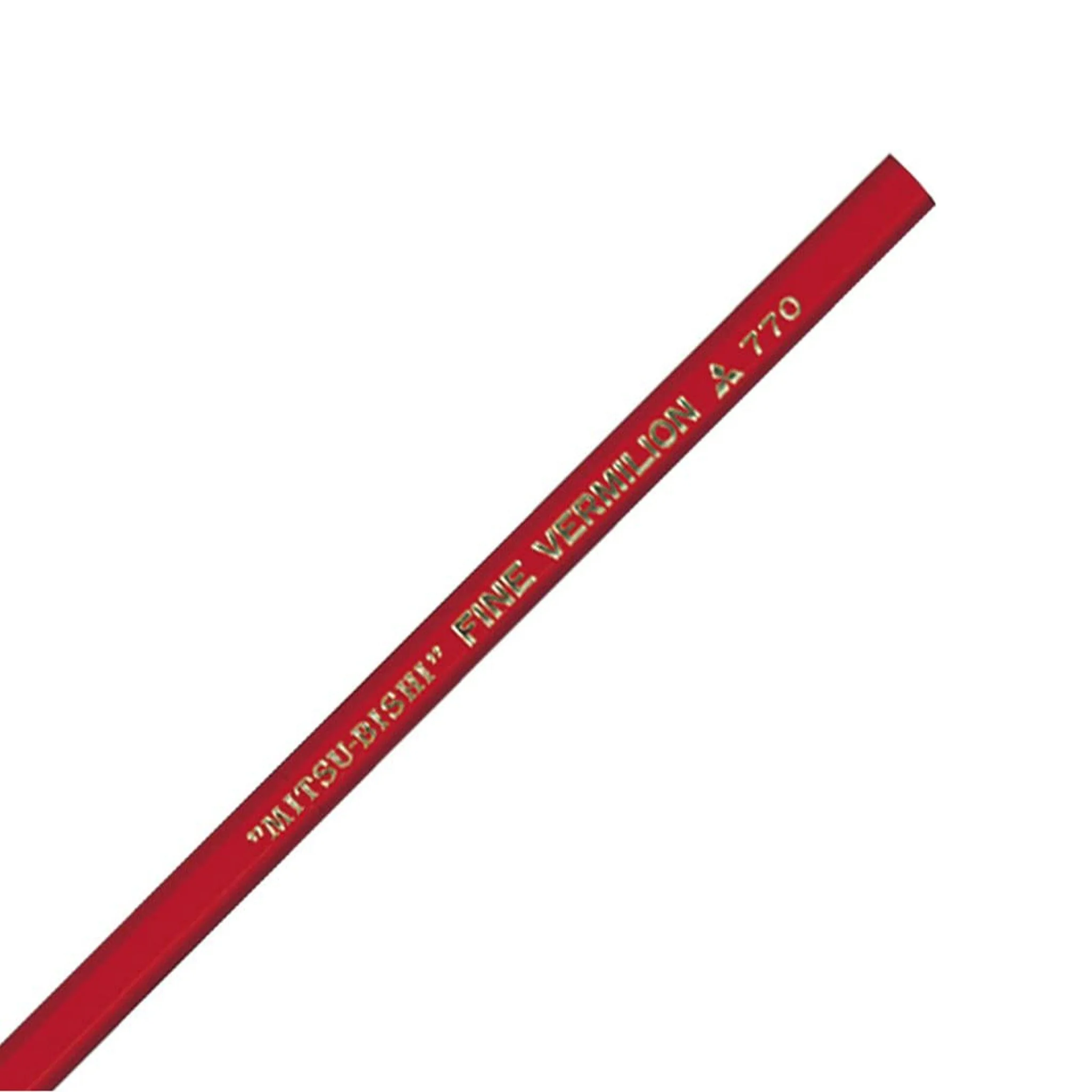 770 Vermilion Red Colored Wooden Pencils 1 Dozen Pack / uni Mitsubishi Pencil - Image 3
