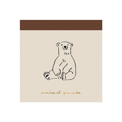 Animal Parade Memo Pad / RYU-RYU