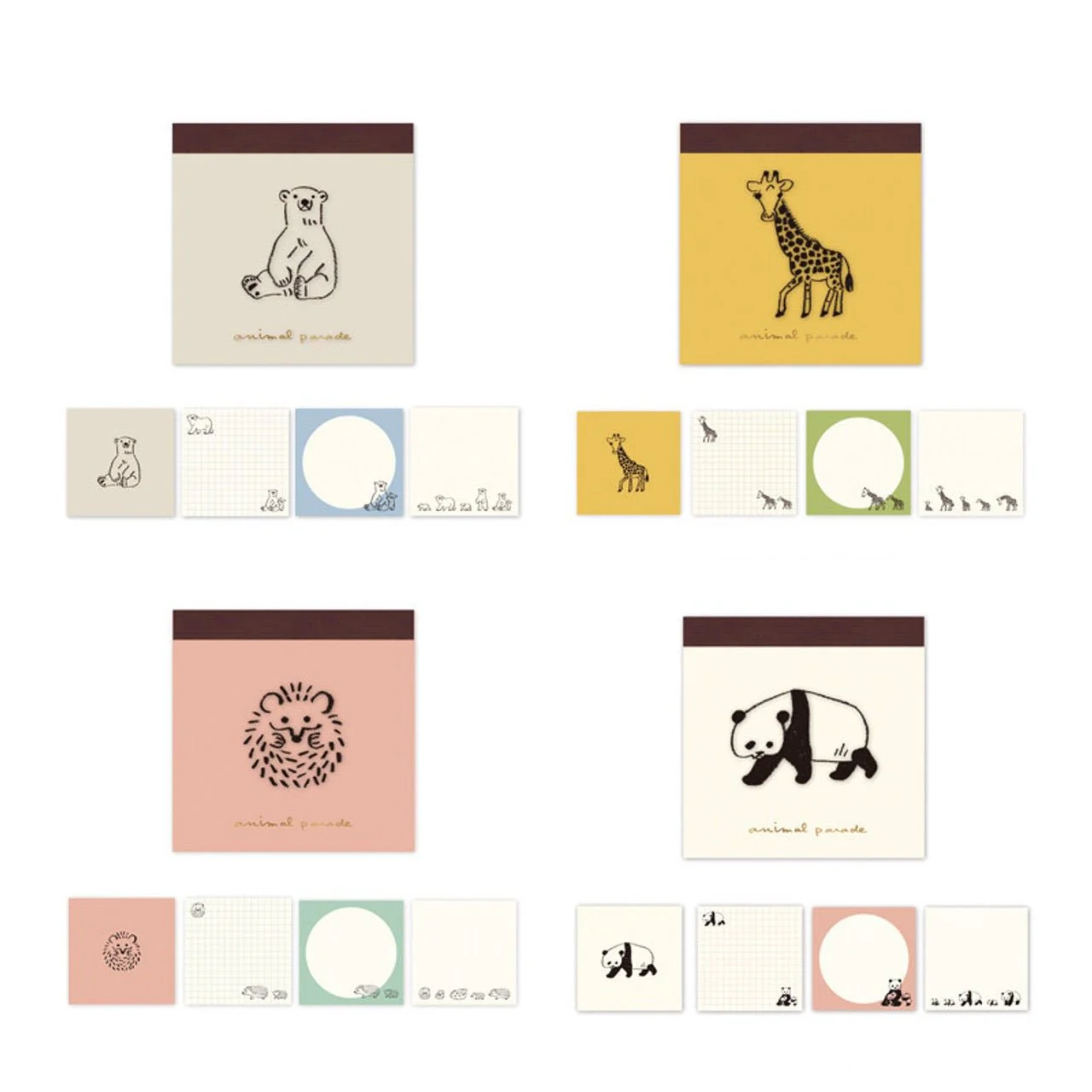 Animal Parade Memo Pad / RYU-RYU - Image 5