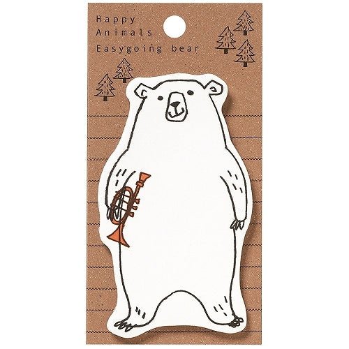 Animal Sticky Notes Cat Bear / Gakken Sta:Ful - Image 2