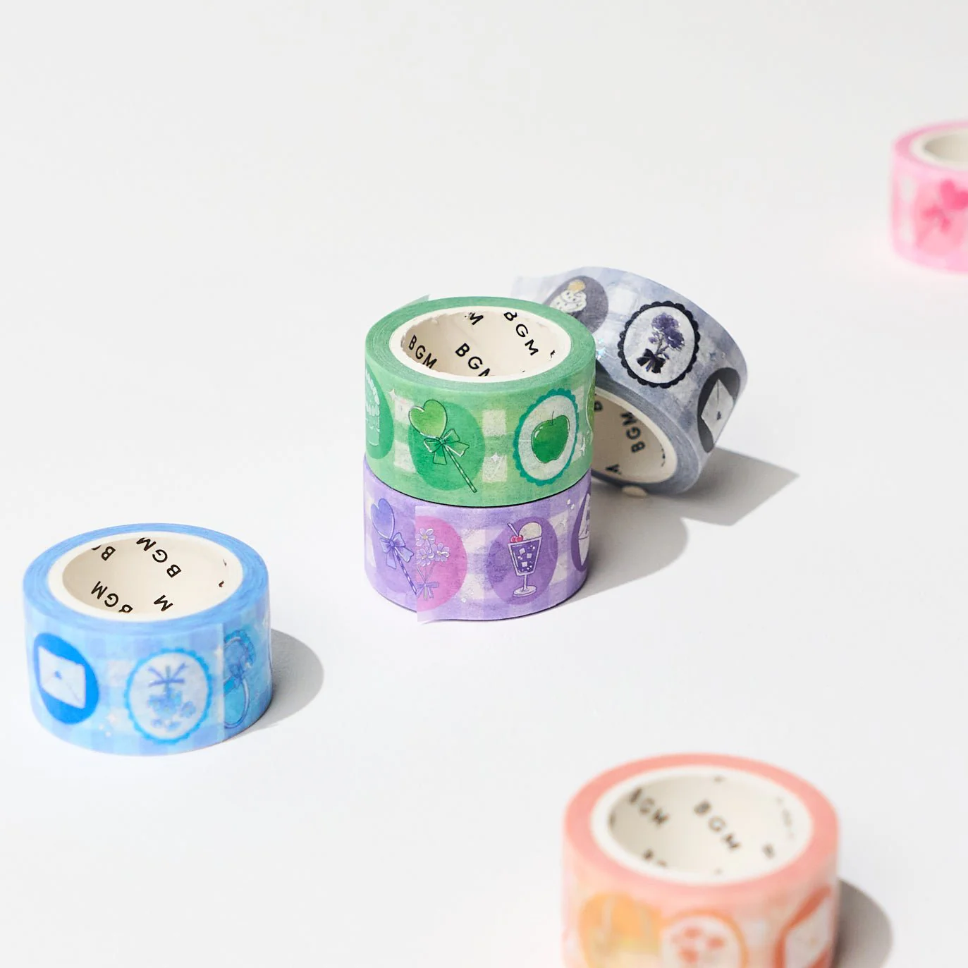 BGM Favorite Color Series 20mm Silver Foil Masking Tape / BGM - Image 2