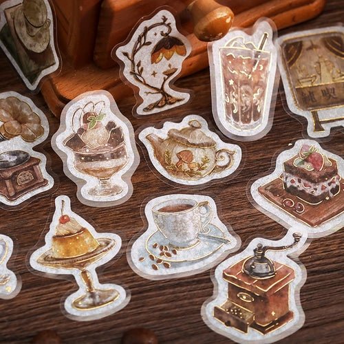 BGM Foil Stamping "Kissa A La Mode" Flake Stickers / BGM - Image 9