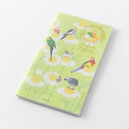 Birds and Seasonal Plants Pocket Diary 2026 / MIDORI - Image 2