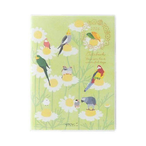 Birds and Seasonal Plants Pocket Diary 2026 / MIDORI - Image 8
