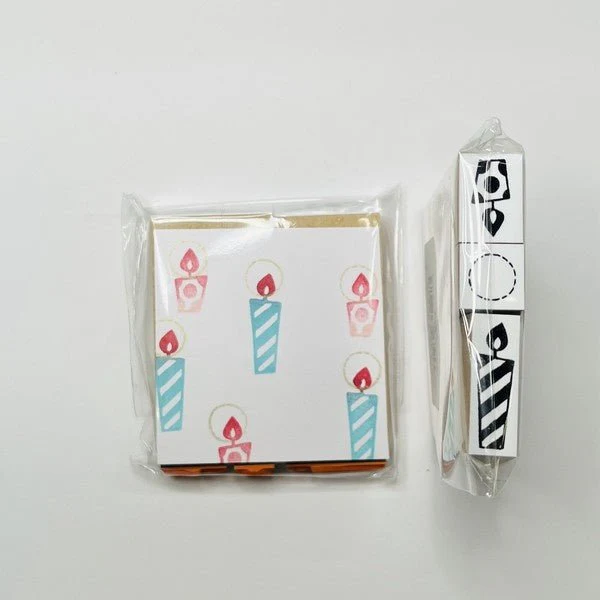 Candle Wood Stamp Set of 3 / Morita Inbou - Image 7
