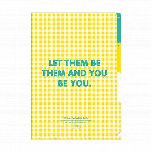 Cheer me UP! Clear Holder 3-Pocket / RYU-RYU - Image 3
