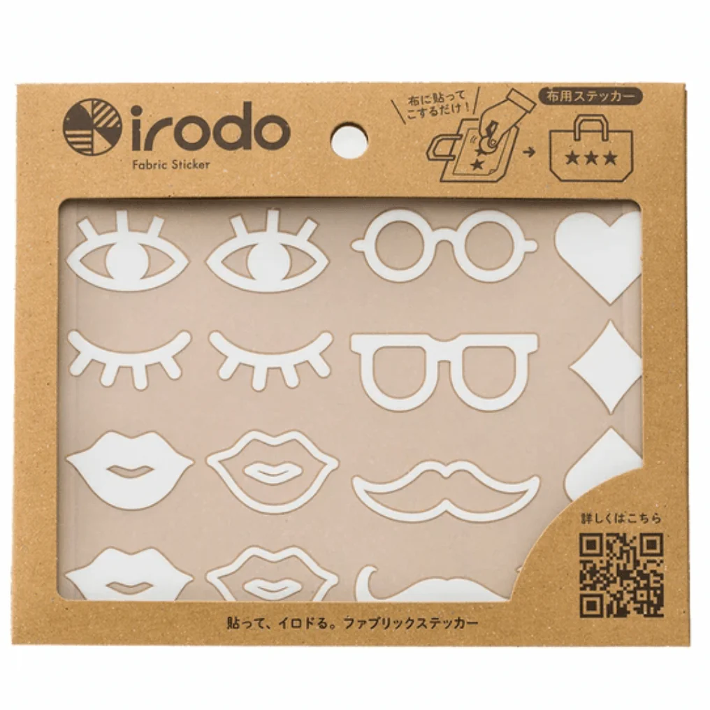 Fabric Sticker Set Face / irodo - Image 2