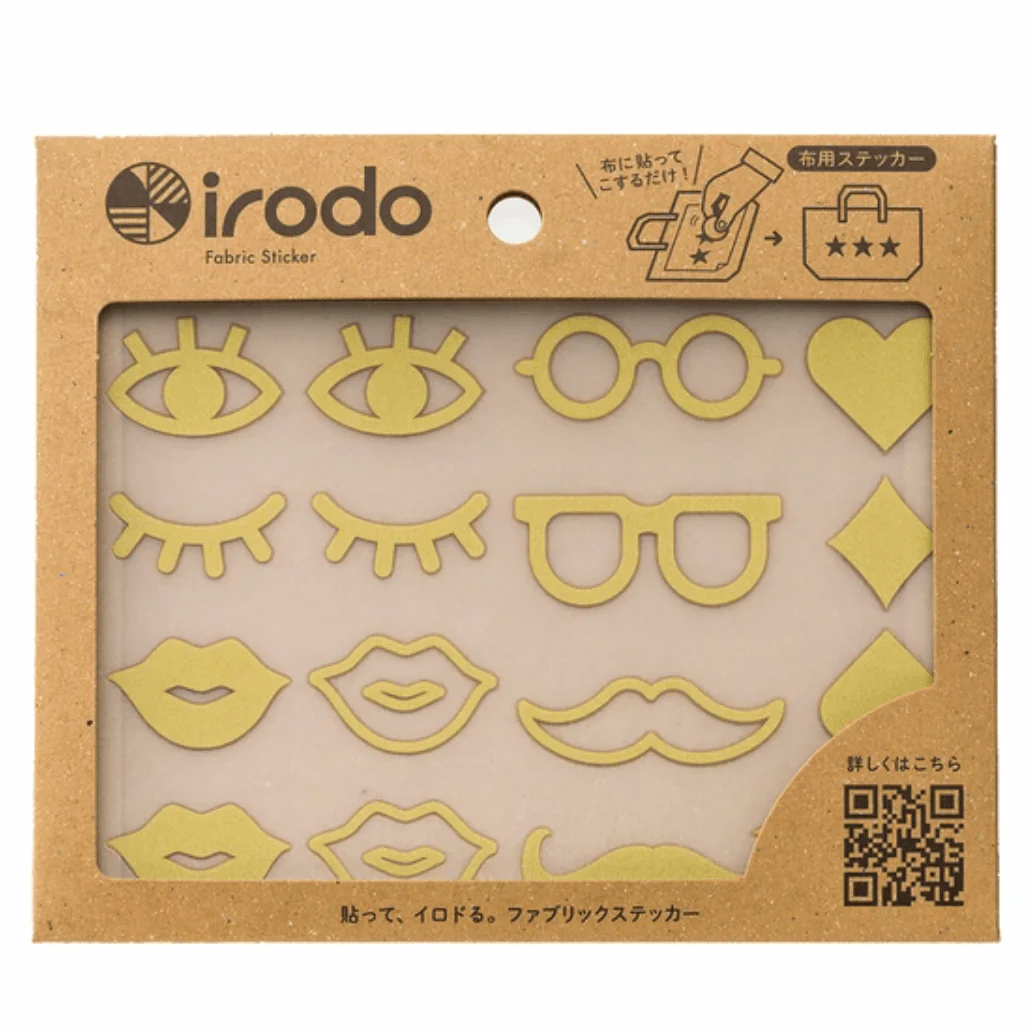 Fabric Sticker Set Face / irodo - Image 3