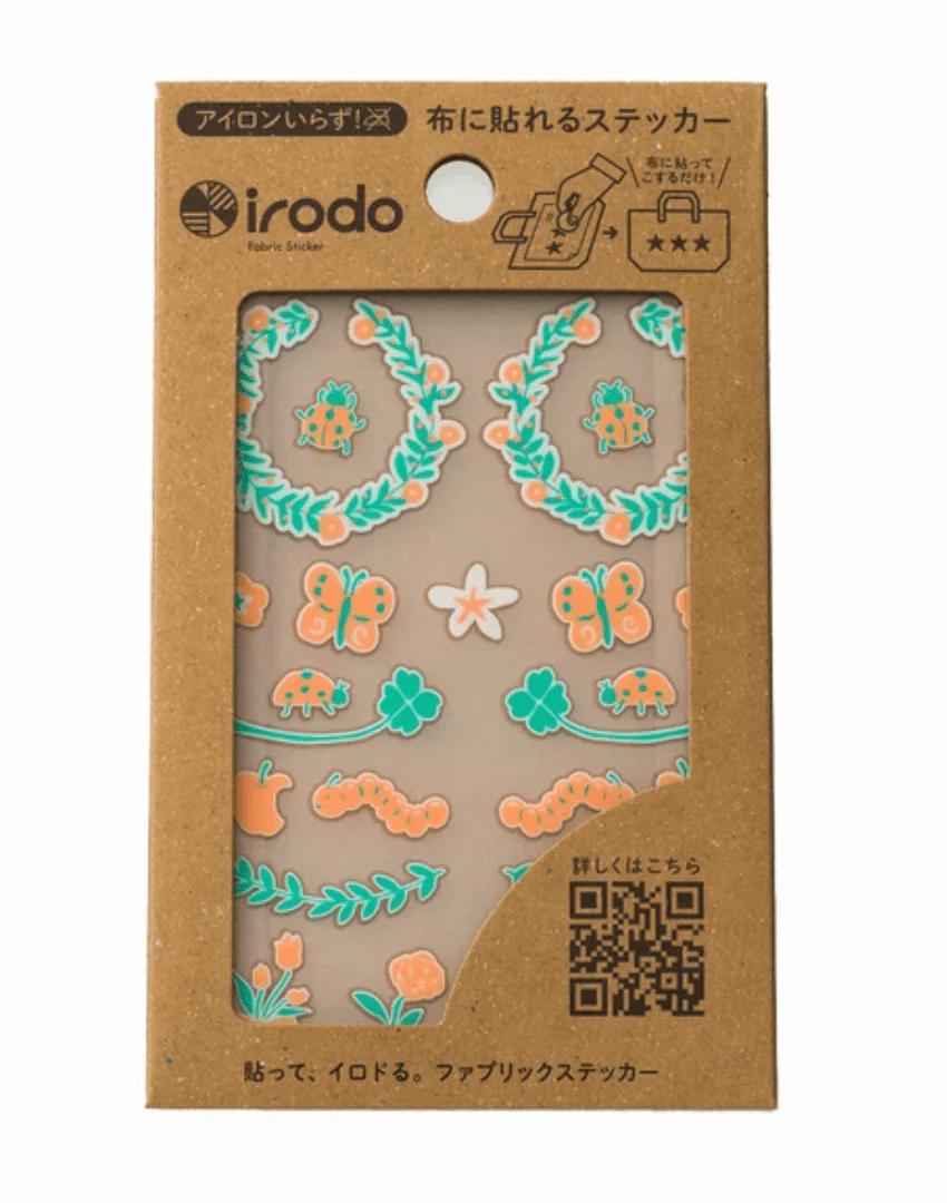 Fabric Sticker Set Bugs / irodo - Image 2