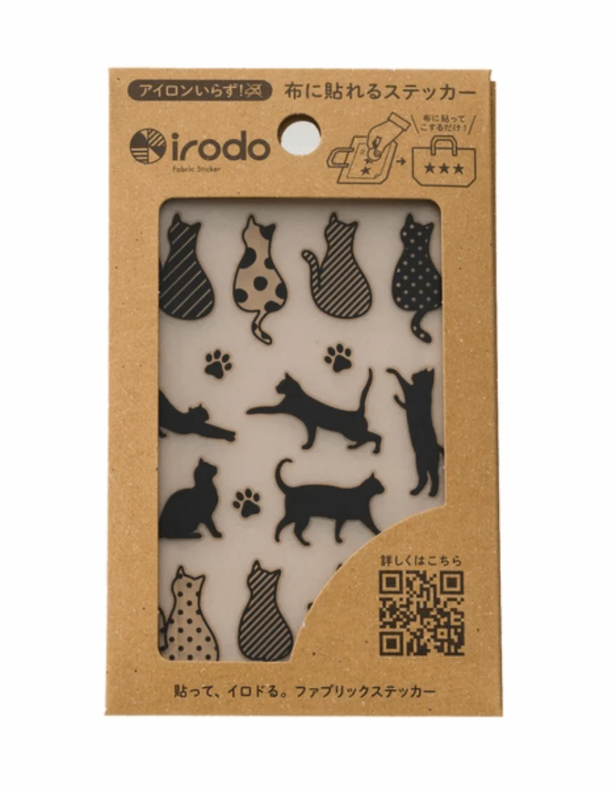 Fabric Sticker Set Cat 1 / irodo - Image 2