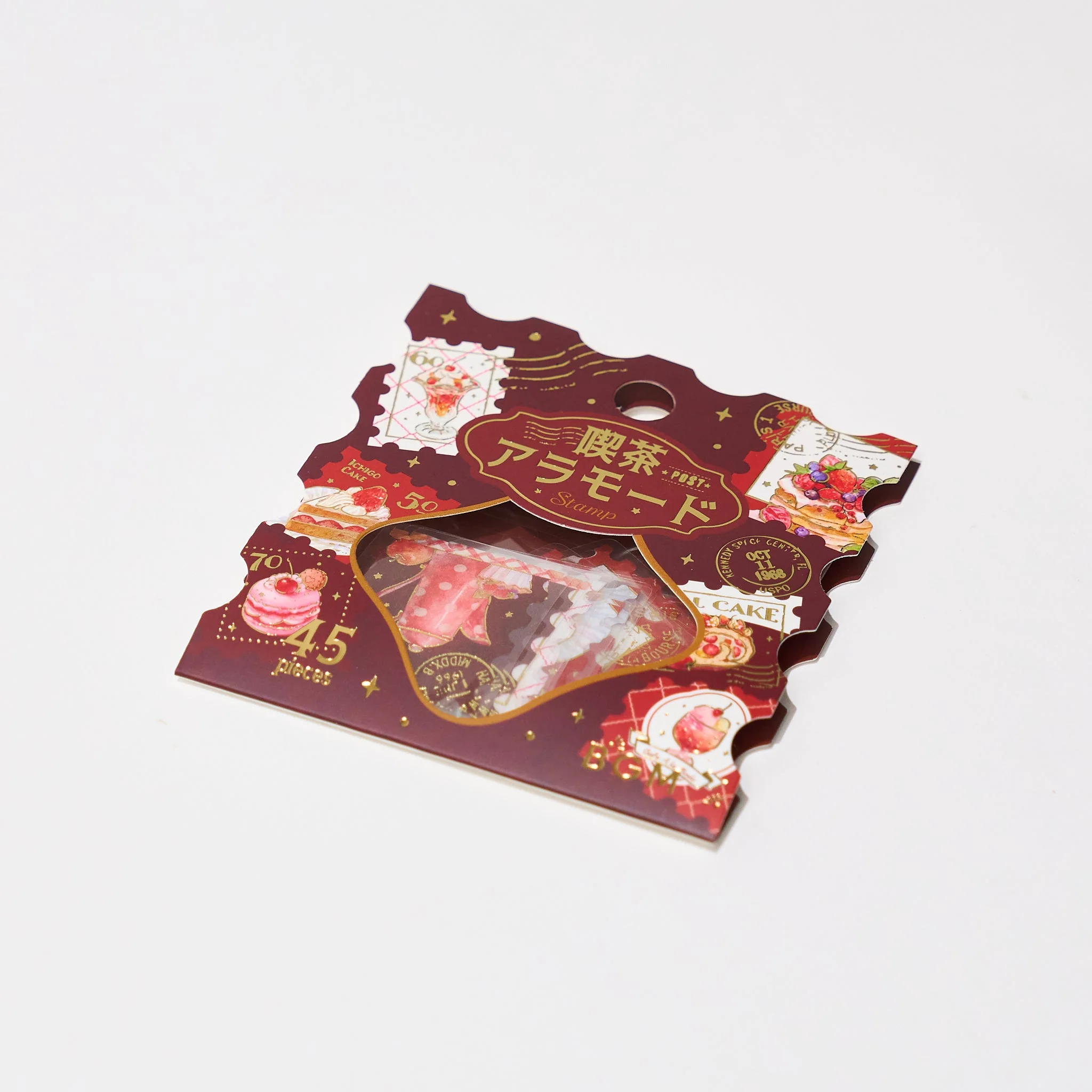 BGM Foil Stamping "Kissa A La Mode: Stamp" Flake Stickers / BGM - Image 2