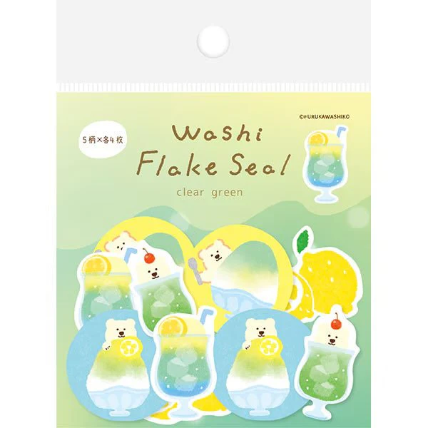 Food Animals Flake Seal Stickers / Furukawashiko - Image 2