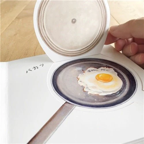 Frying Pan Lift-the-Flap Picture Book / KOKUYO - Image 11
