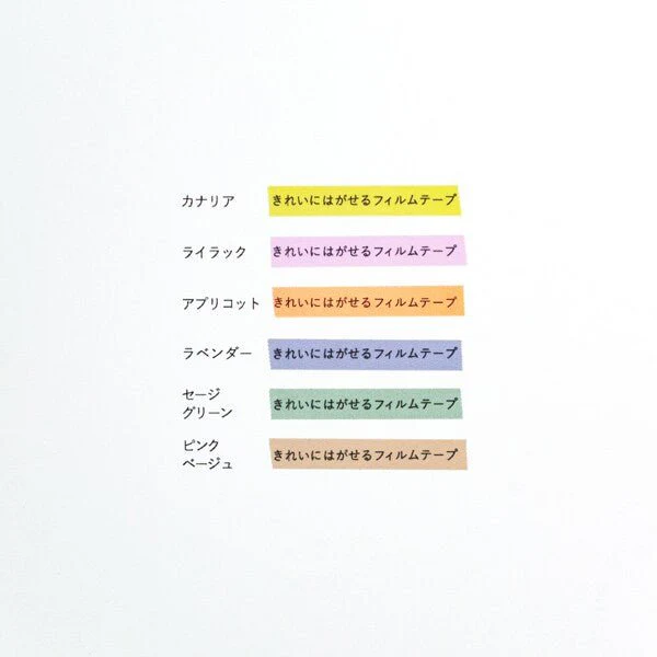 Hagaseru (Peelable) Marker Film Tape 6mm x 5m / Kanmido - Image 22
