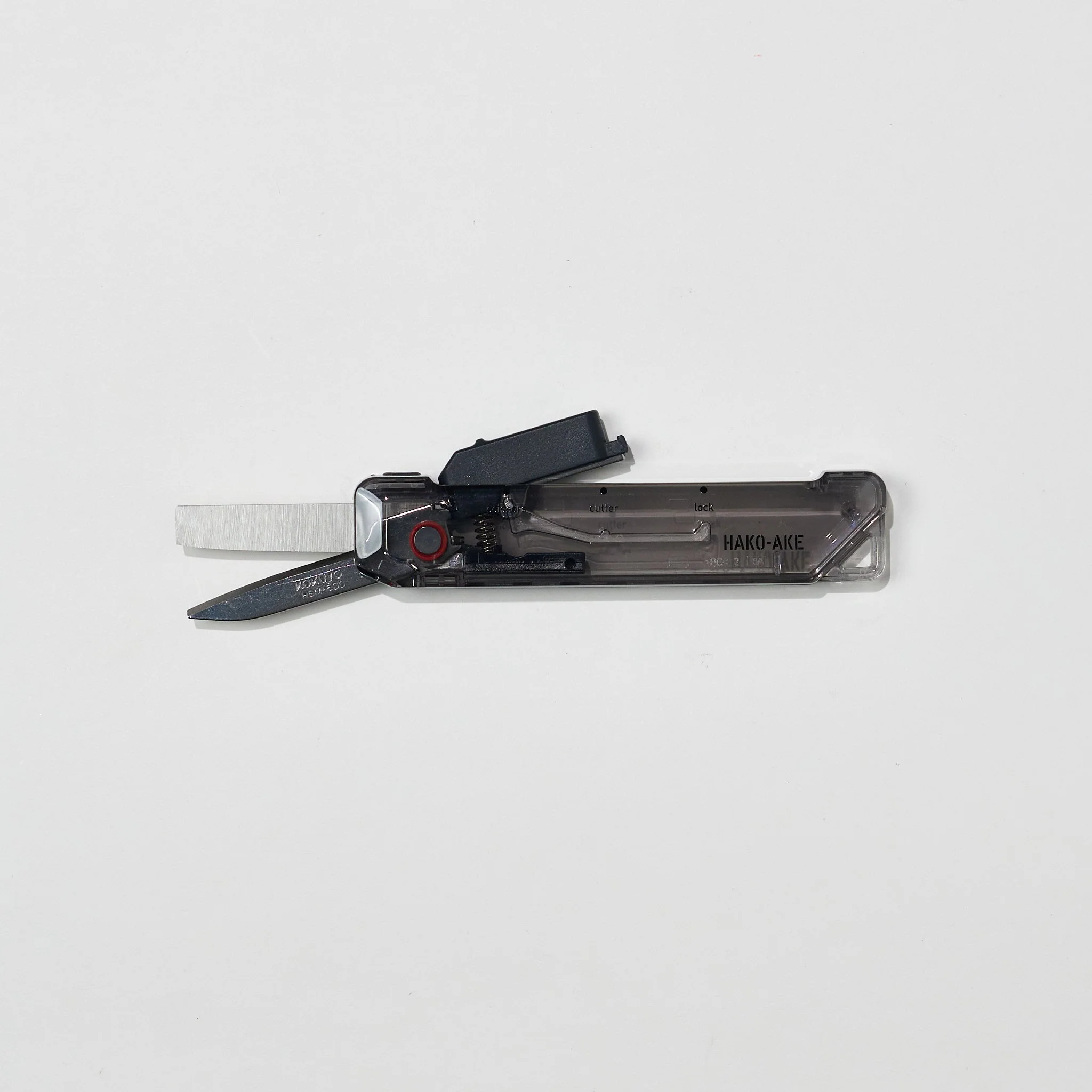 HAKO-AKE 2-Way Portable Scissors Transparent Mechanism / KOKUYO - Image 3