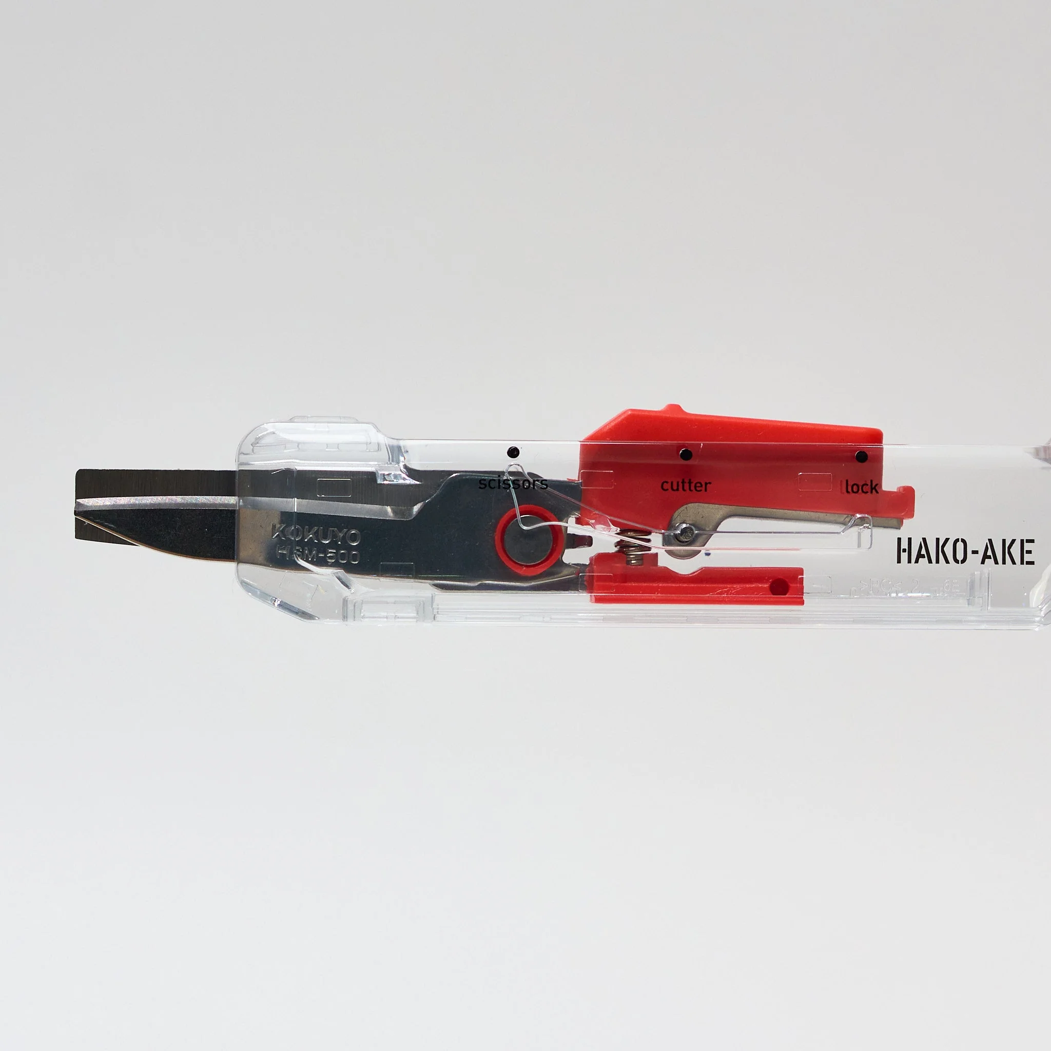 HAKO-AKE 2-Way Portable Scissors Transparent Mechanism / KOKUYO - Image 8