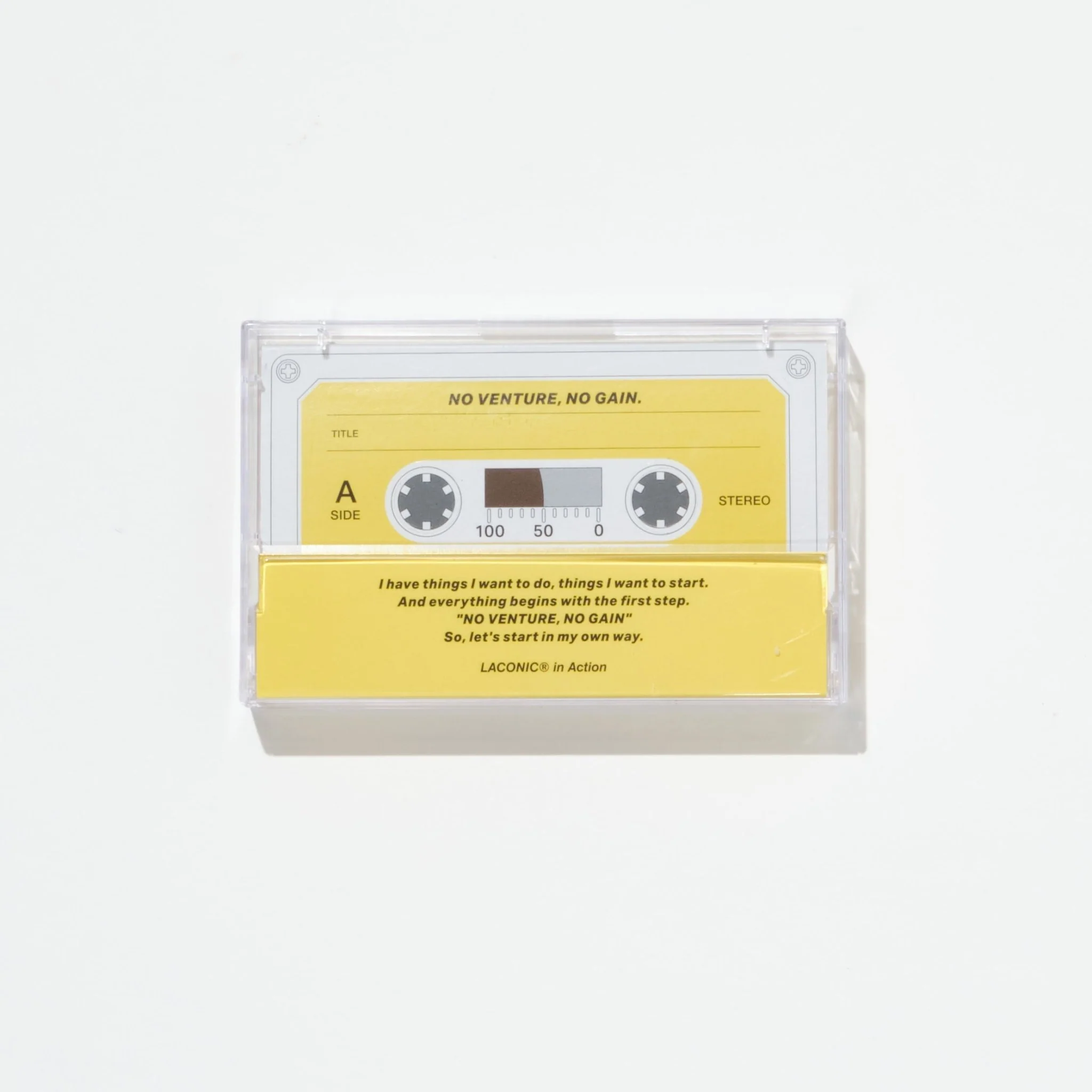 in Action Cassette Tape Style Notebook / LACONIC - Image 7