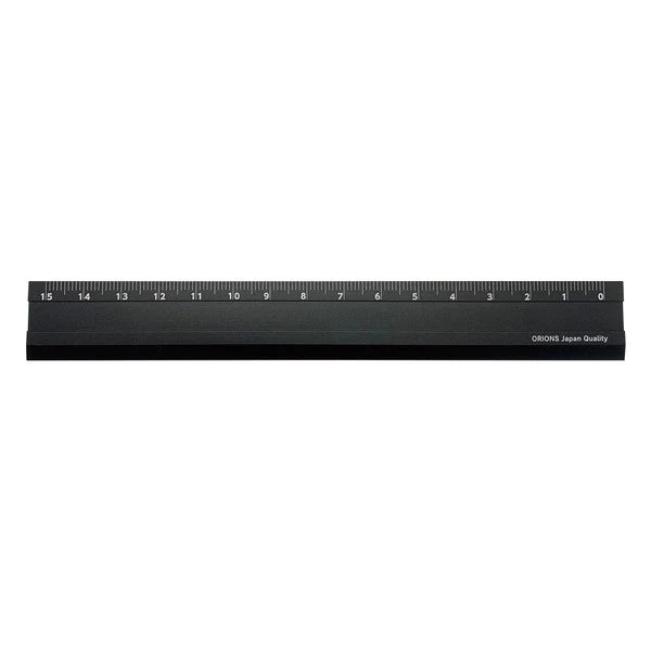Kiwami LR Ambidextrous Aluminum Ruler 15cm / KYOEI PLASTIC - Image 5