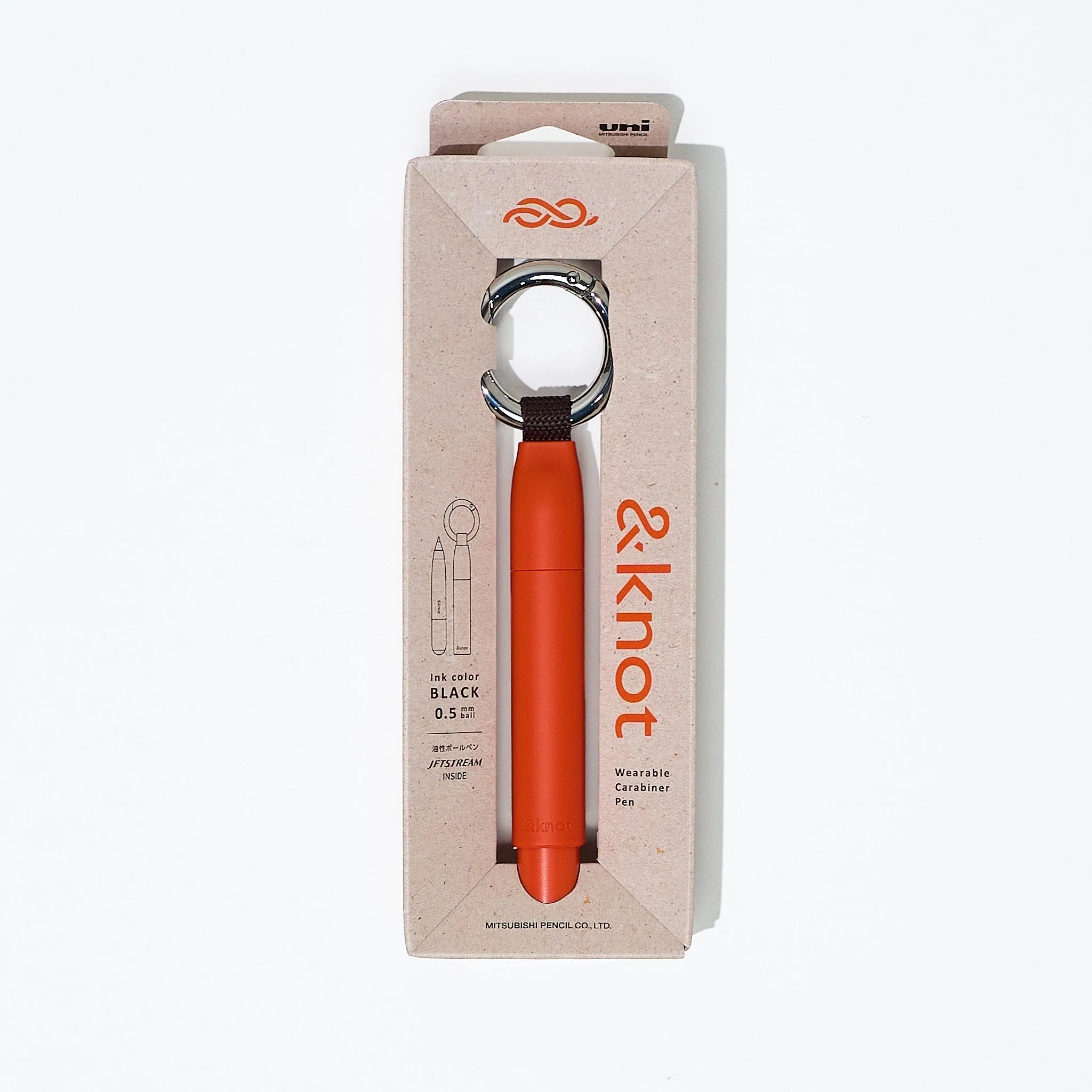 &knot Carabiner Ballpoint Pen Jetstream 0.5mm / uni Mitsubishi Pencil - Image 10