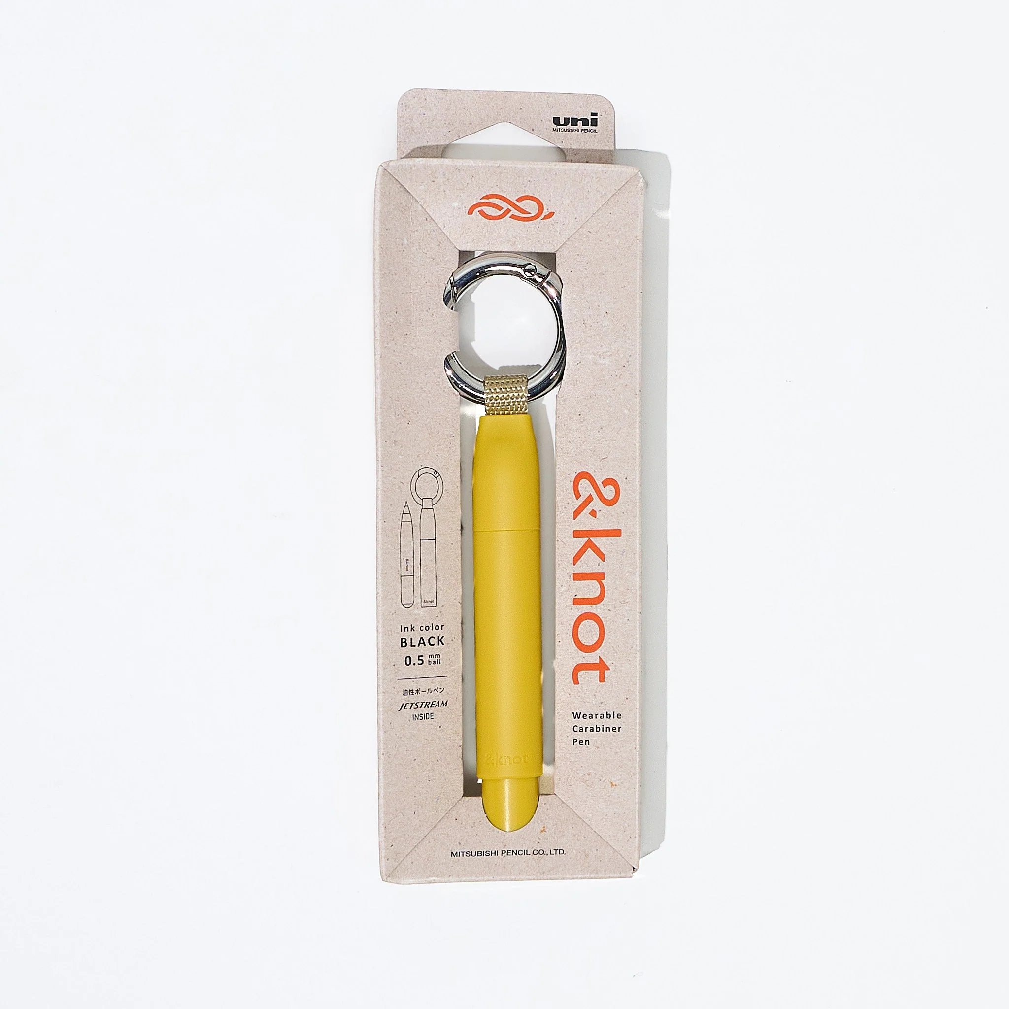 &knot Carabiner Ballpoint Pen Jetstream 0.5mm / uni Mitsubishi Pencil - Image 12