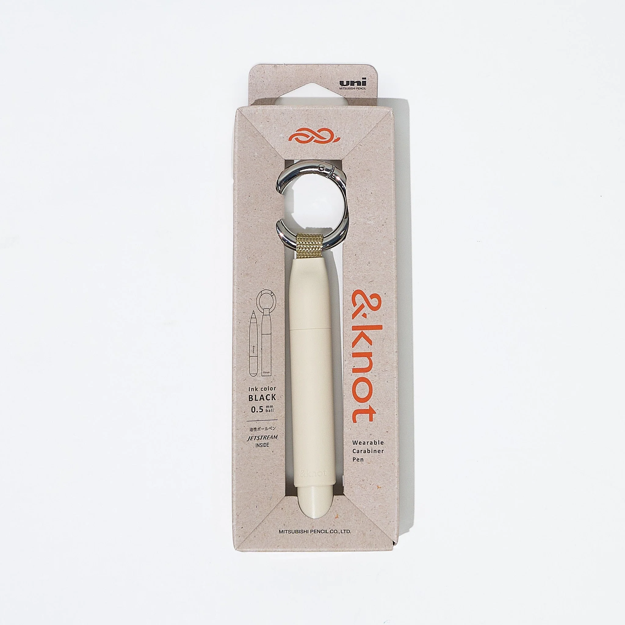 &knot Carabiner Ballpoint Pen Jetstream 0.5mm / uni Mitsubishi Pencil - Image 13