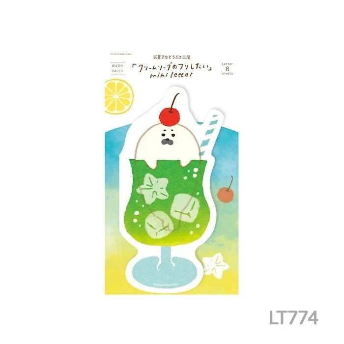 [Limited] Sweets Animal Studio Die-Cut Card Letter / Furukawashiko - Image 2