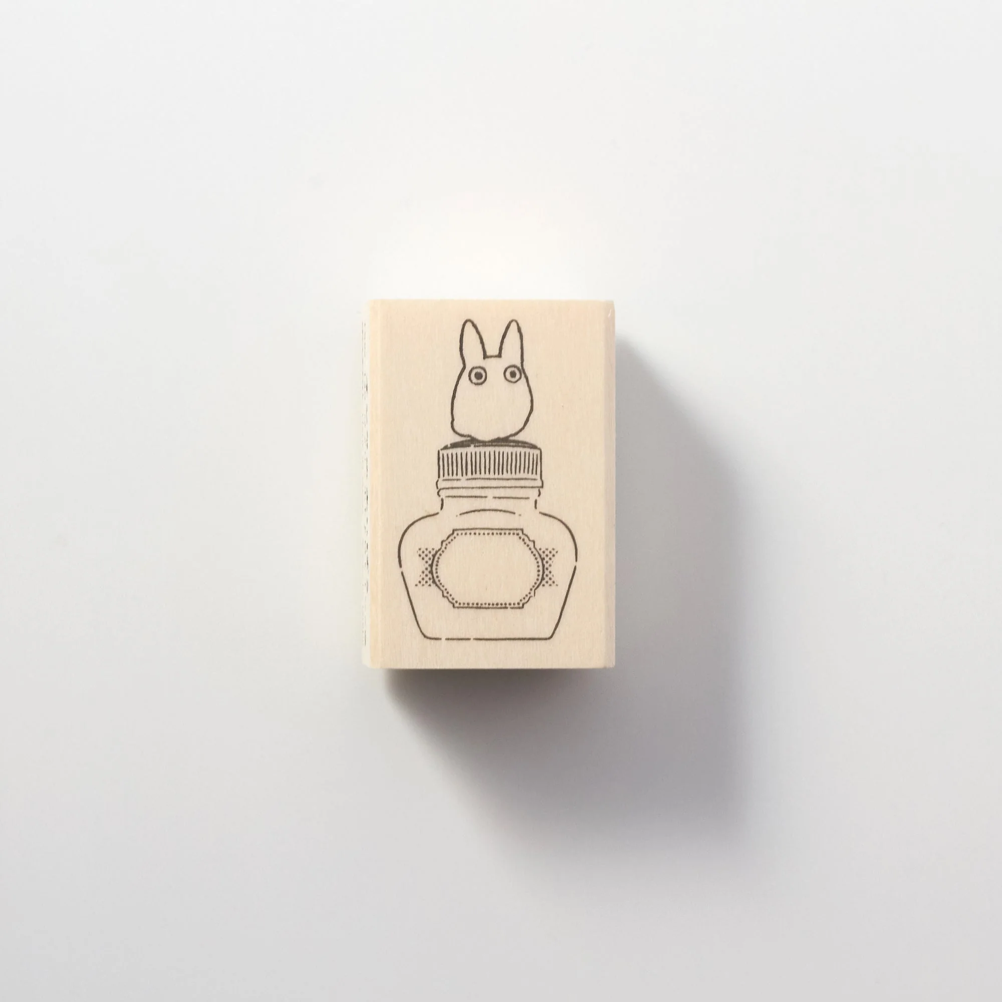 Little Totoro and Ink Bottle Rubber Stamps My Neighbor Totoro Studio Ghibli / BEVERLY