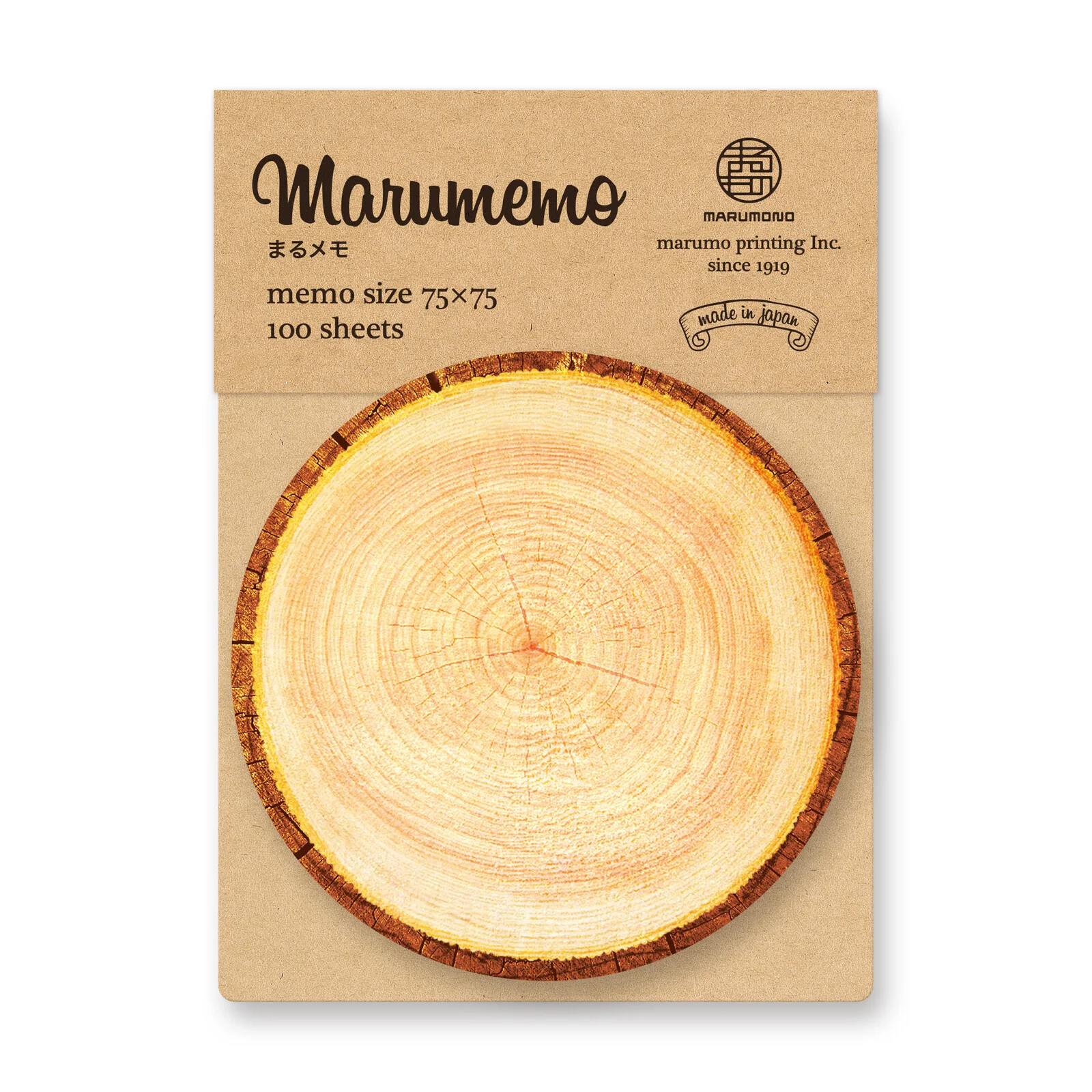 Marumemo Round Memo Pad / Marumo Printing - Image 2
