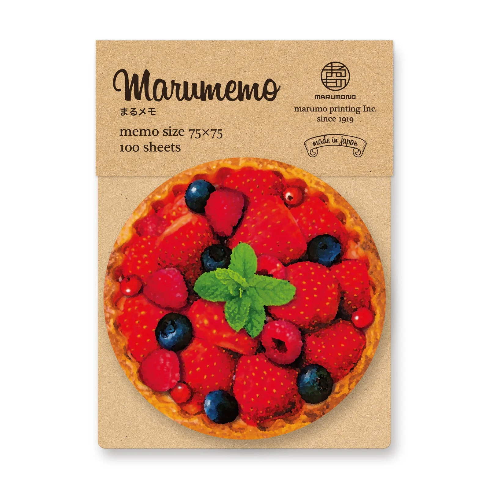 Marumemo Sweets Round Memo Pad / Marumo Printing