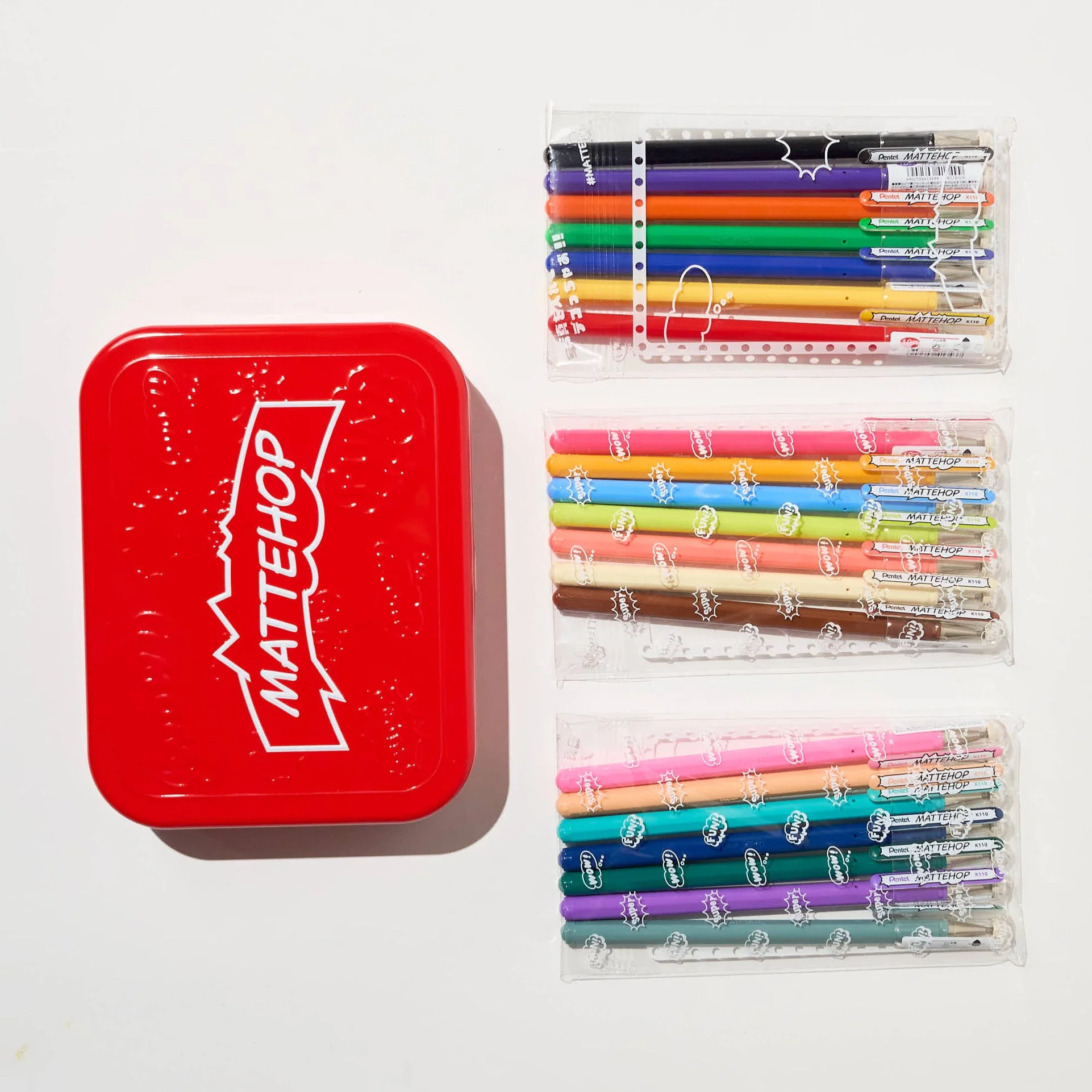 Mattehop Gel Ink Pen Set / Pentel - Image 11