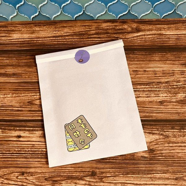 Mini Round Retro Sticker Set / Kinokosya - Image 20