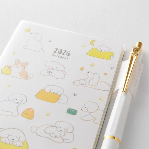 Natsumi Teraoka Puppy Pocket Diary 2026 / MIDORI - Image 3