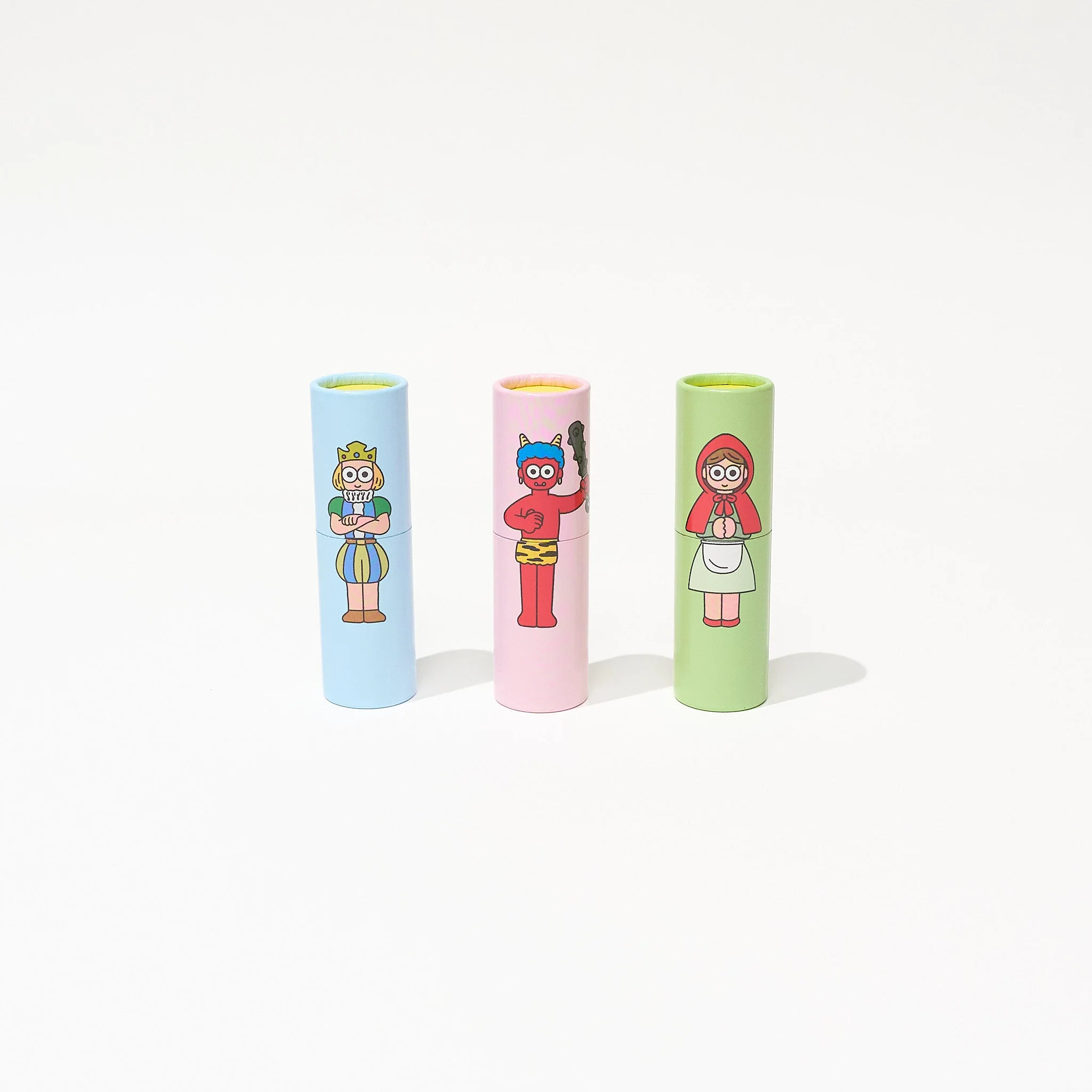 POCHI-PON Cylindrical Pochi Bag Set of 3 / TAISEI - Image 2