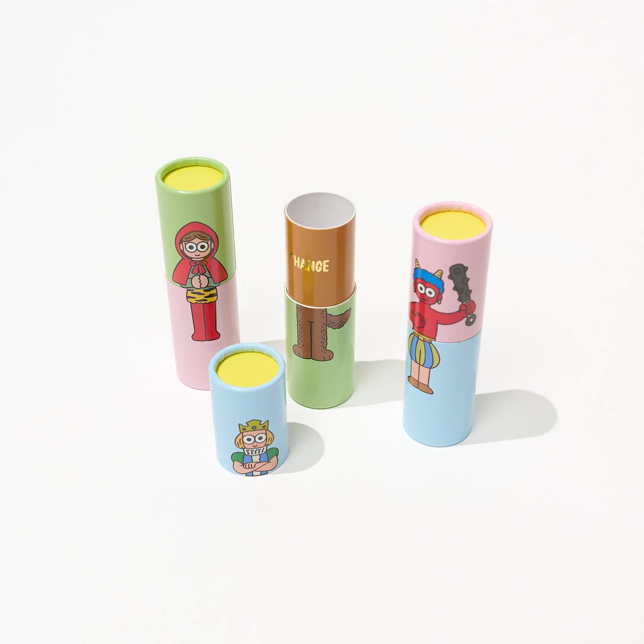 POCHI-PON Cylindrical Pochi Bag Set of 3 / TAISEI - Image 3