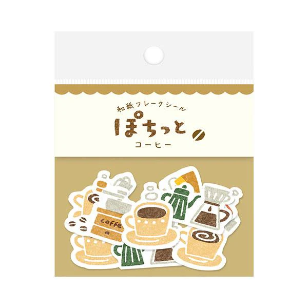 Pochitto Cafe Flake Seal Stickers / Furukawashiko