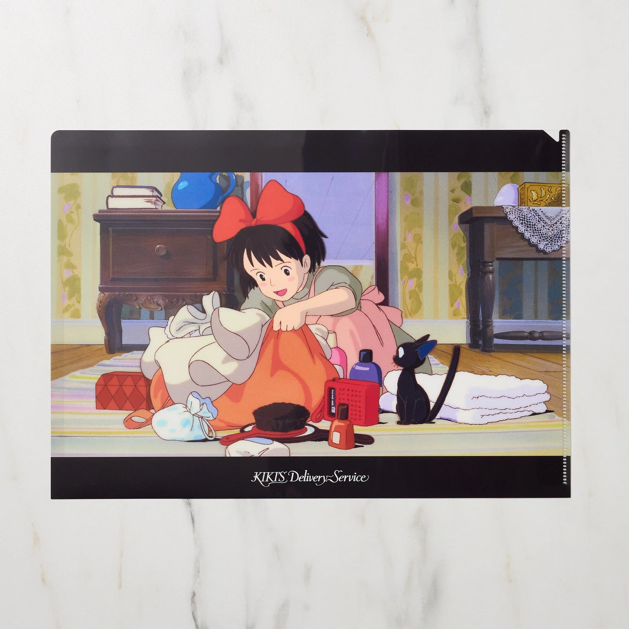Studio Ghibli "Kiki's Delivery Service" Scenes A4 Clear File Folder / Movic - Image 3