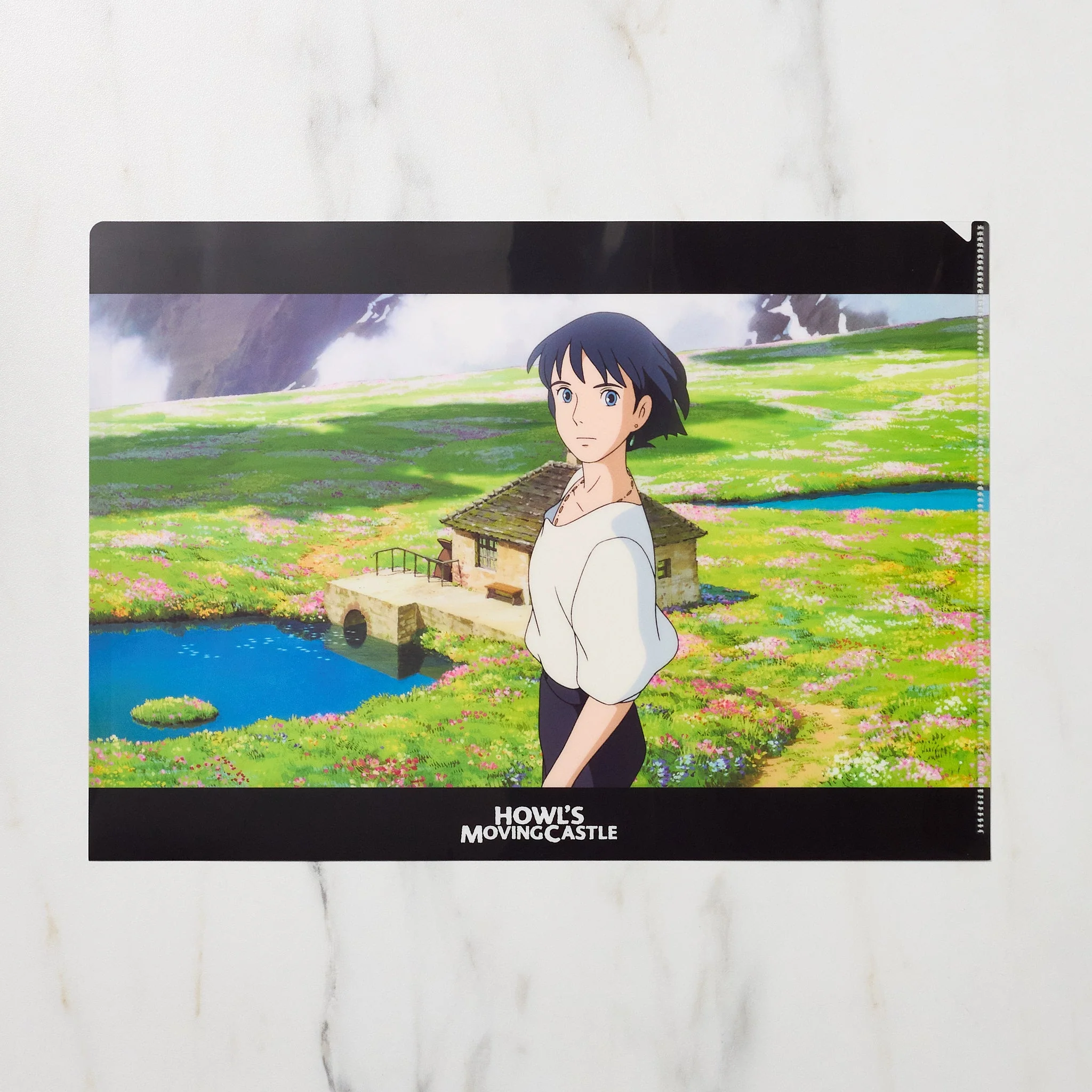 Studio Ghibli "Howl's Moving Castle" Scenes A4 Clear File Folder / Movic - Image 3