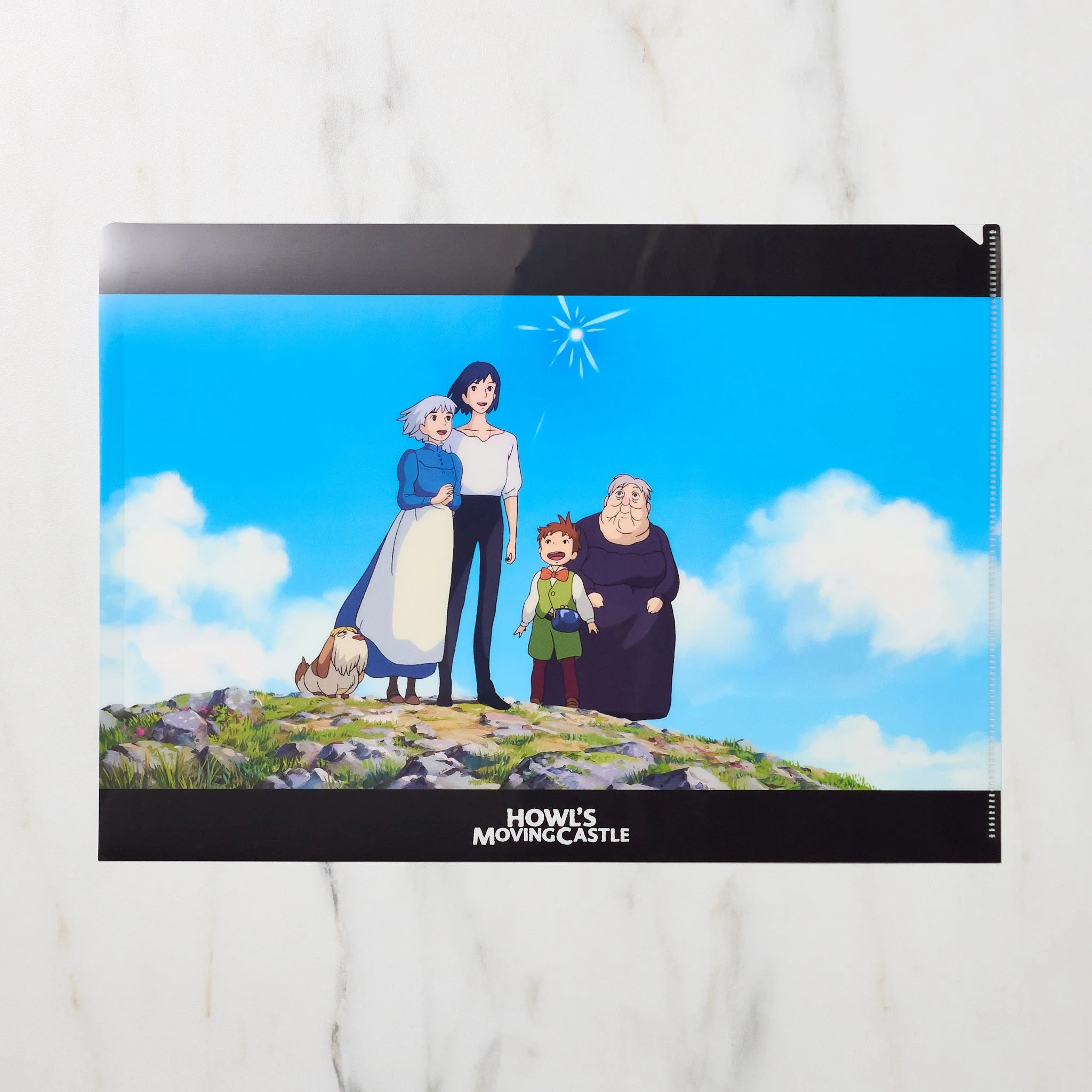 Studio Ghibli "Howl's Moving Castle" Scenes A4 Clear File Folder / Movic - Image 4