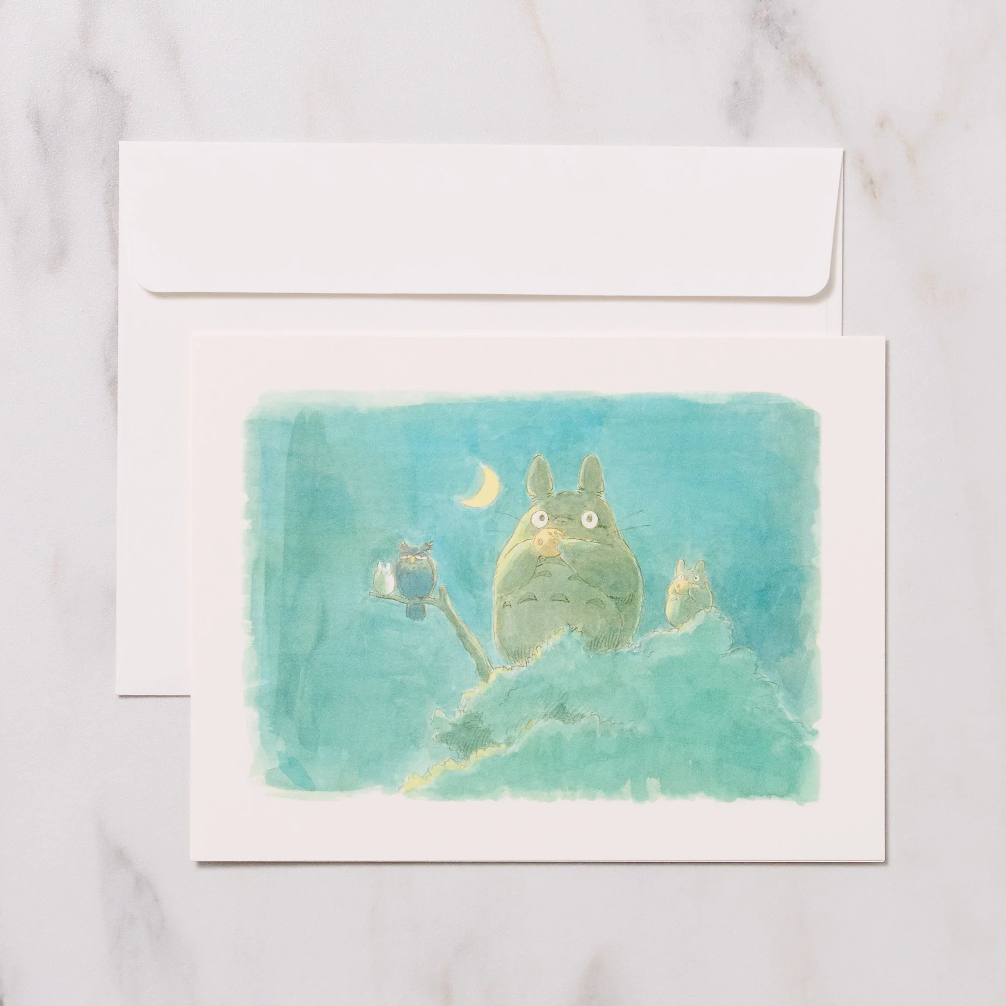 Studio Ghibli "My Neighbor Totoro" Watercolor Note Card / Movic - Image 5