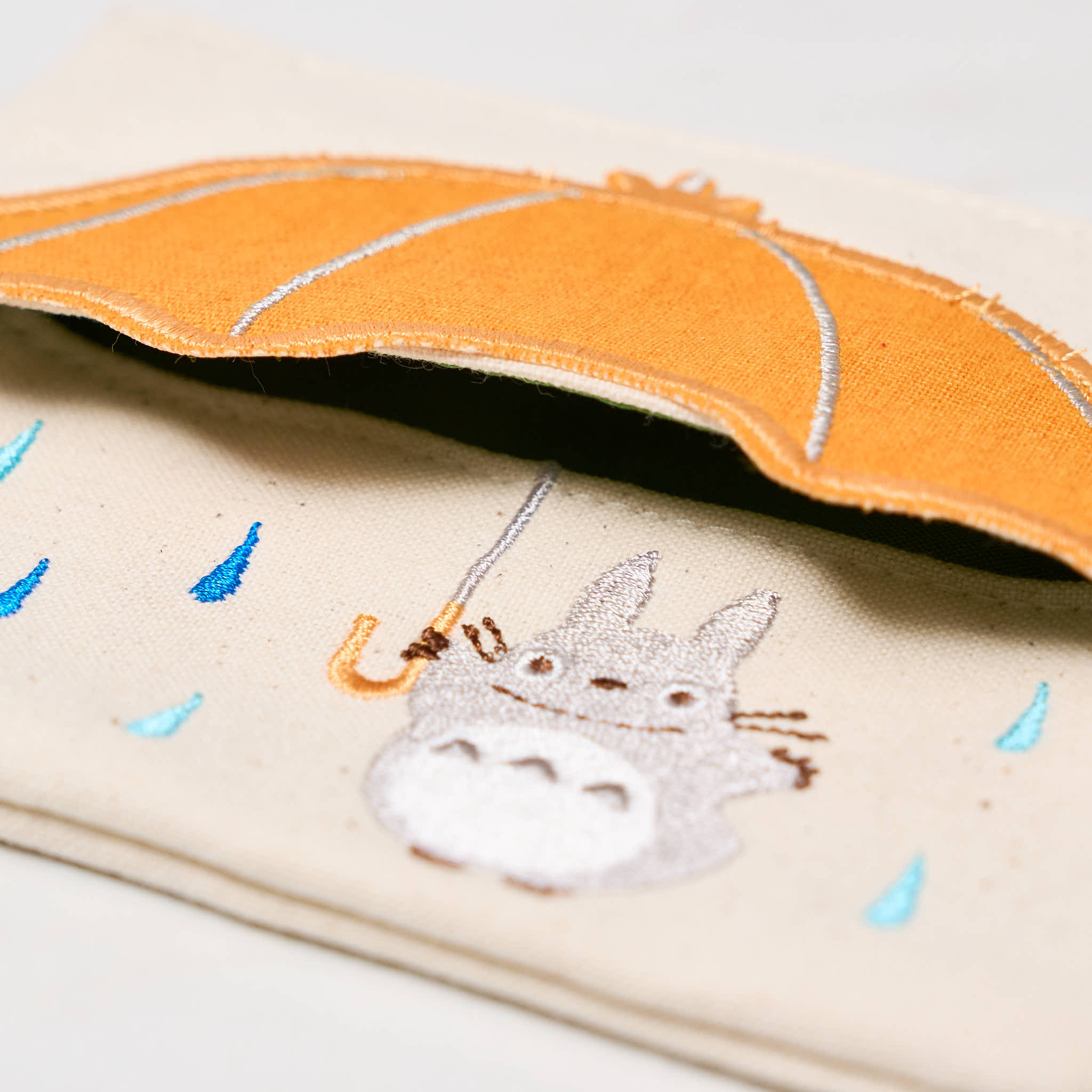 Studio Ghibli Totoro and Jiji Mini Tissue Case Pouch / Marushin - Image 12