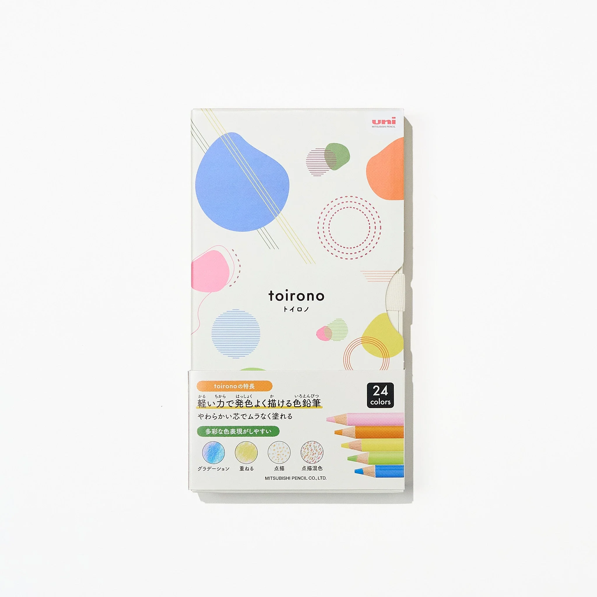 toirono Color Pencil Set / uni Mitsubishi Pencil