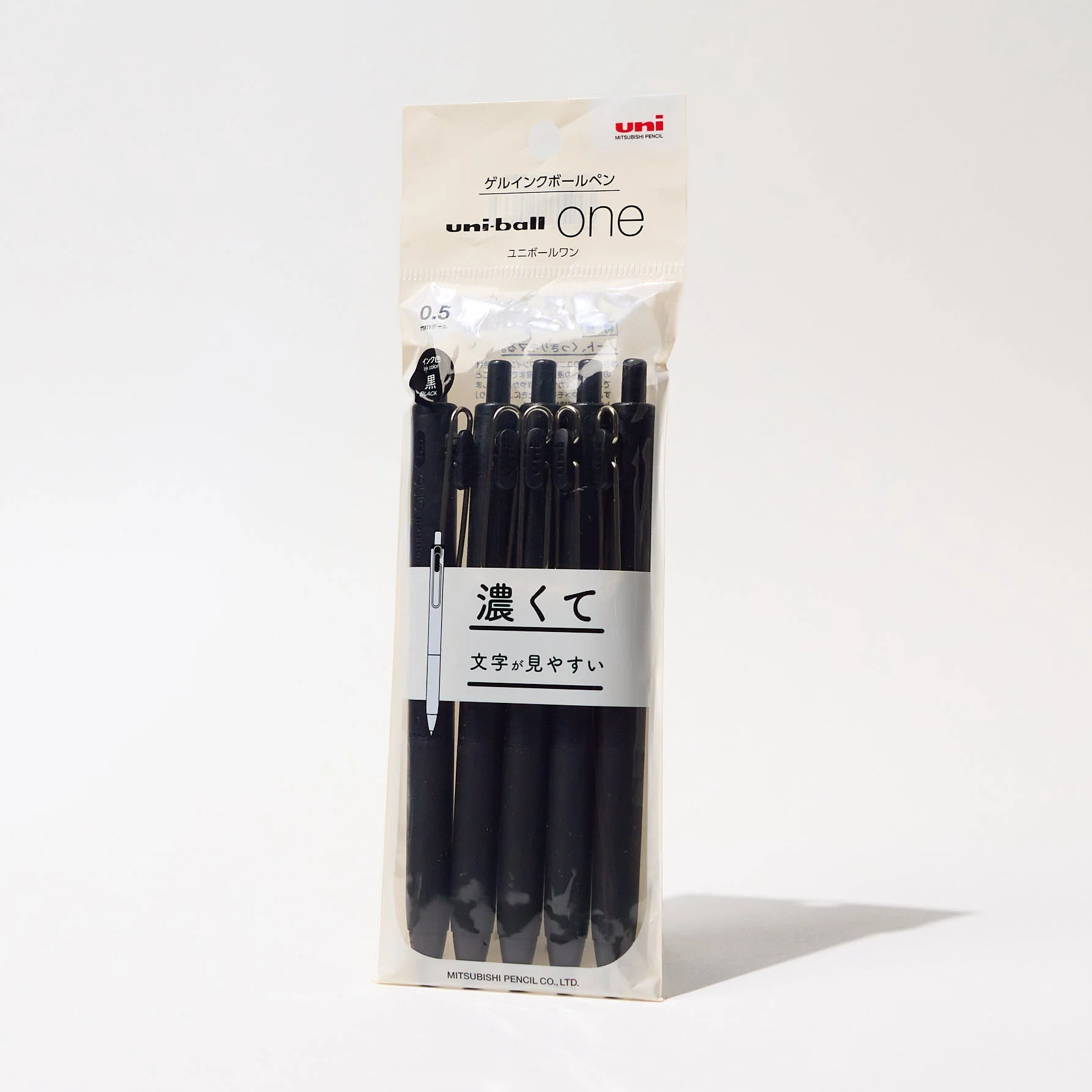 uni-ball one Gel Ink Pens 5P / uni Mitsubishi Pencil