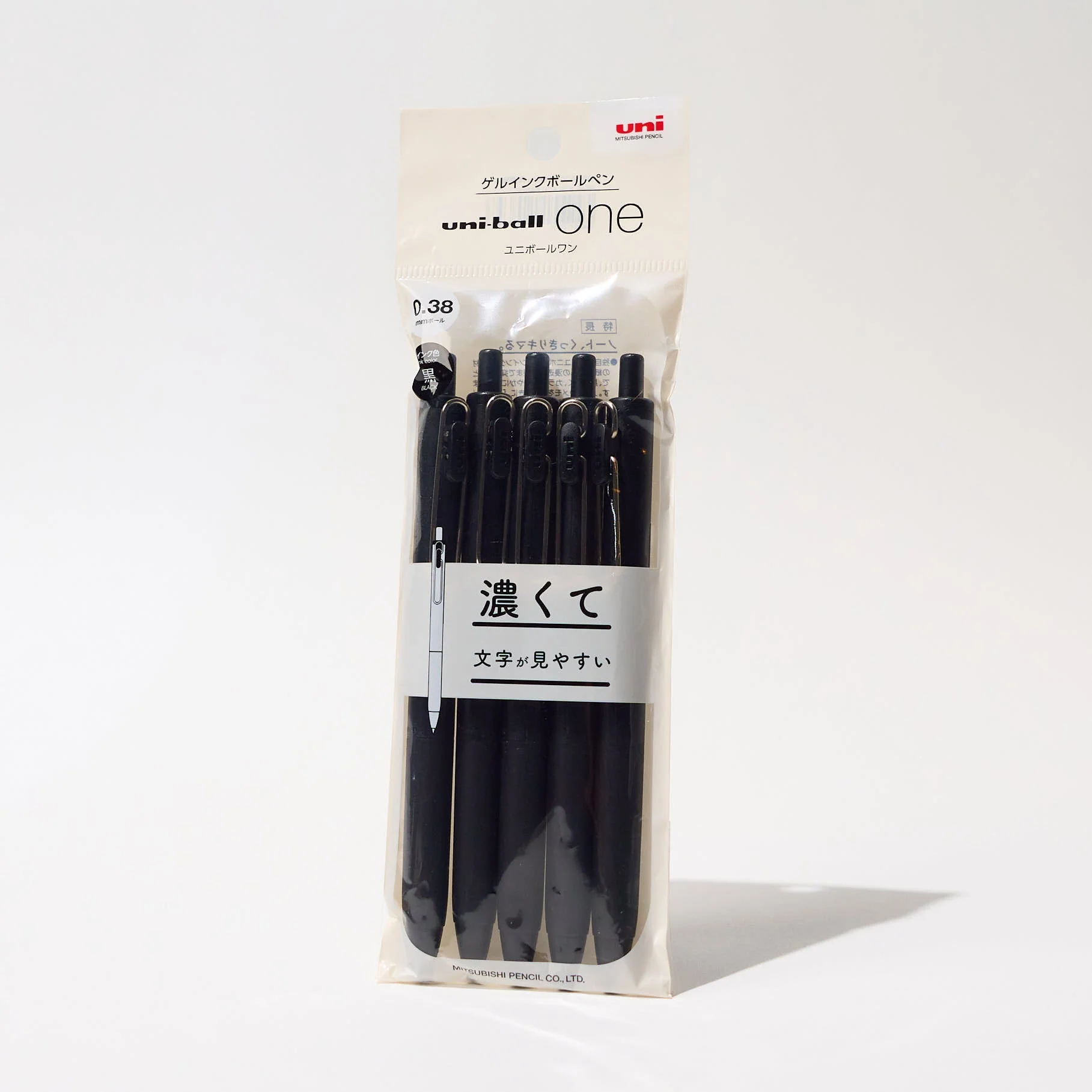 uni-ball one Gel Ink Pens 5P / uni Mitsubishi Pencil - Image 2