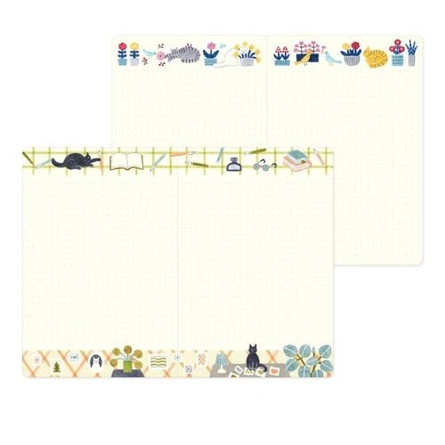 Yuru Log B6 Illustrated Notebook / MIDORI - Image 13