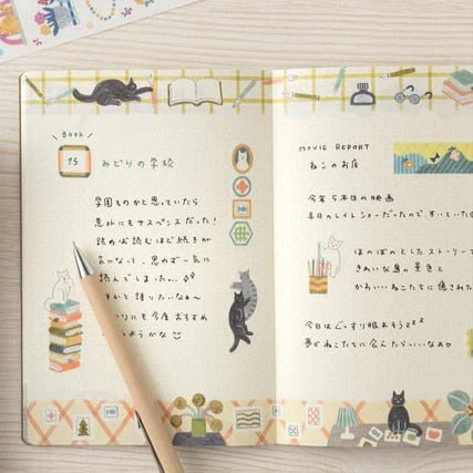 Yuru Log B6 Illustrated Notebook / MIDORI - Image 14