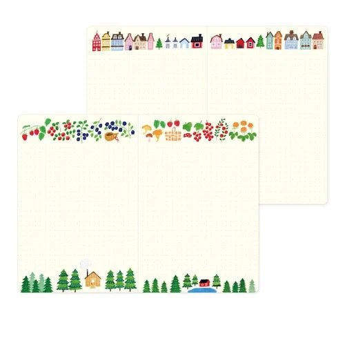 Yuru Log B6 Illustrated Notebook / MIDORI - Image 15