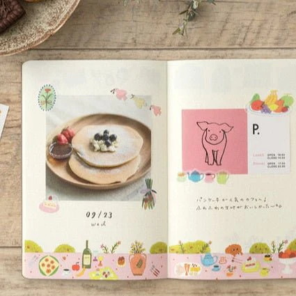 Yuru Log B6 Illustrated Notebook / MIDORI - Image 19