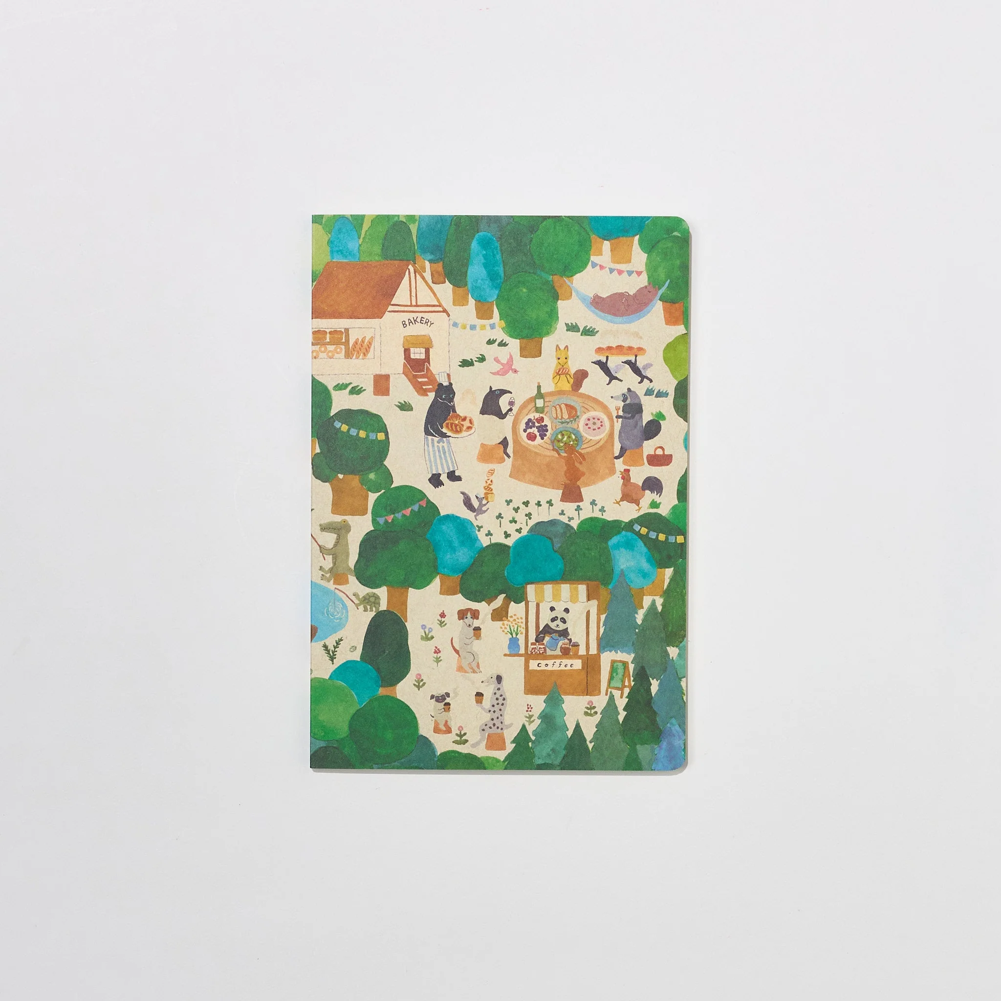 Yuru Log B6 Illustrated Notebook / MIDORI - Image 2