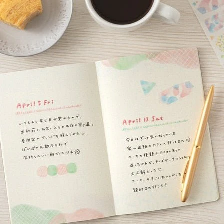 Yuru Log B6 Illustrated Notebook / MIDORI - Image 22